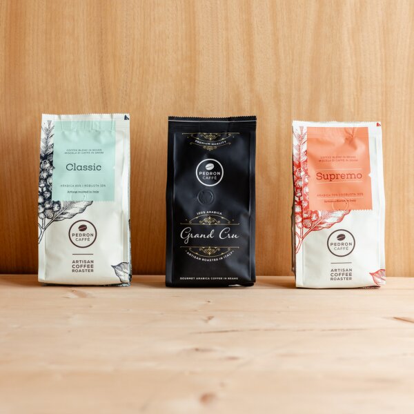 Pedron Espresso Blends Probierpaket 3x250g