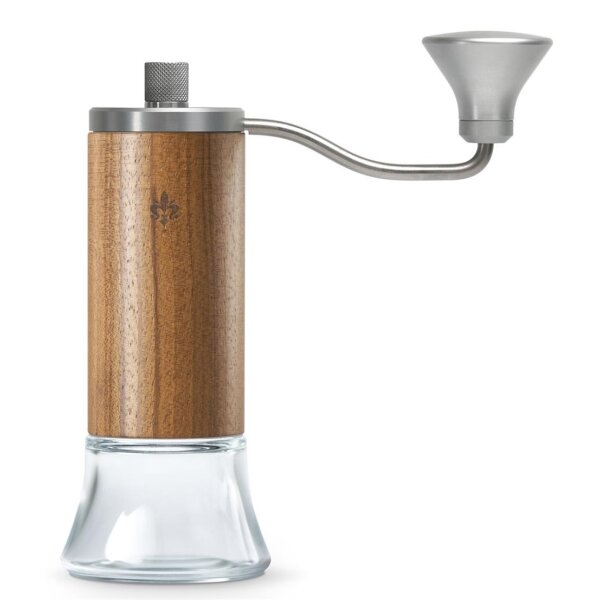 Baby Grinder Handmühle Nussbaum - Glas
