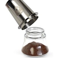 Baby Grinder Handmühle Nussbaum - Glas