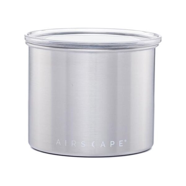 Airscape® - luftdichte Kaffeedose silber gebürstet 950ml / 300g Kaffee
