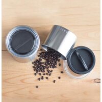 Airscape® - luftdichte Kaffeedose silber gebürstet 950ml / 300g Kaffee