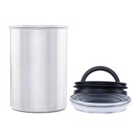 Airscape® - luftdichte Kaffeedose silber gebürstet 1800ml / 750g Kaffee