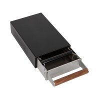 Profitec Sudschublade schwarz m. Holzgriff