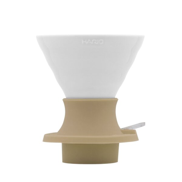 V60 Immersion Coffee Dripper Switch Keramik Jasmine White