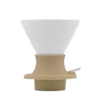 V60 Immersion Coffee Dripper Switch Keramik Jasmine White