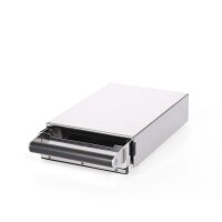 Sudschublade Exclusive Slim Edelstahl Griff
