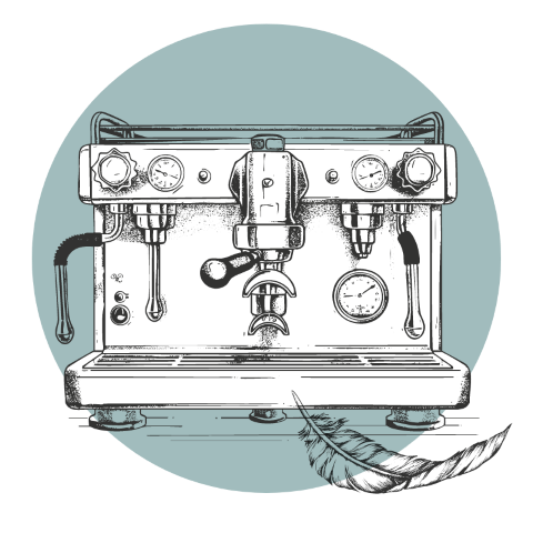Eine Kaffeemaschine